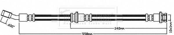 BORG & BECK Тормозной шланг BBH8142